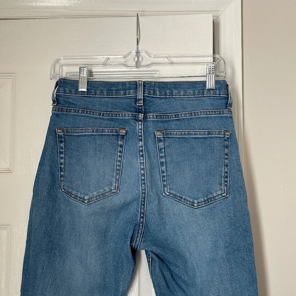 Everlane Slim Straight Leg Medium Wash Denim Jeans Size 28 Regular Women Capsule - Picture 4 of 7